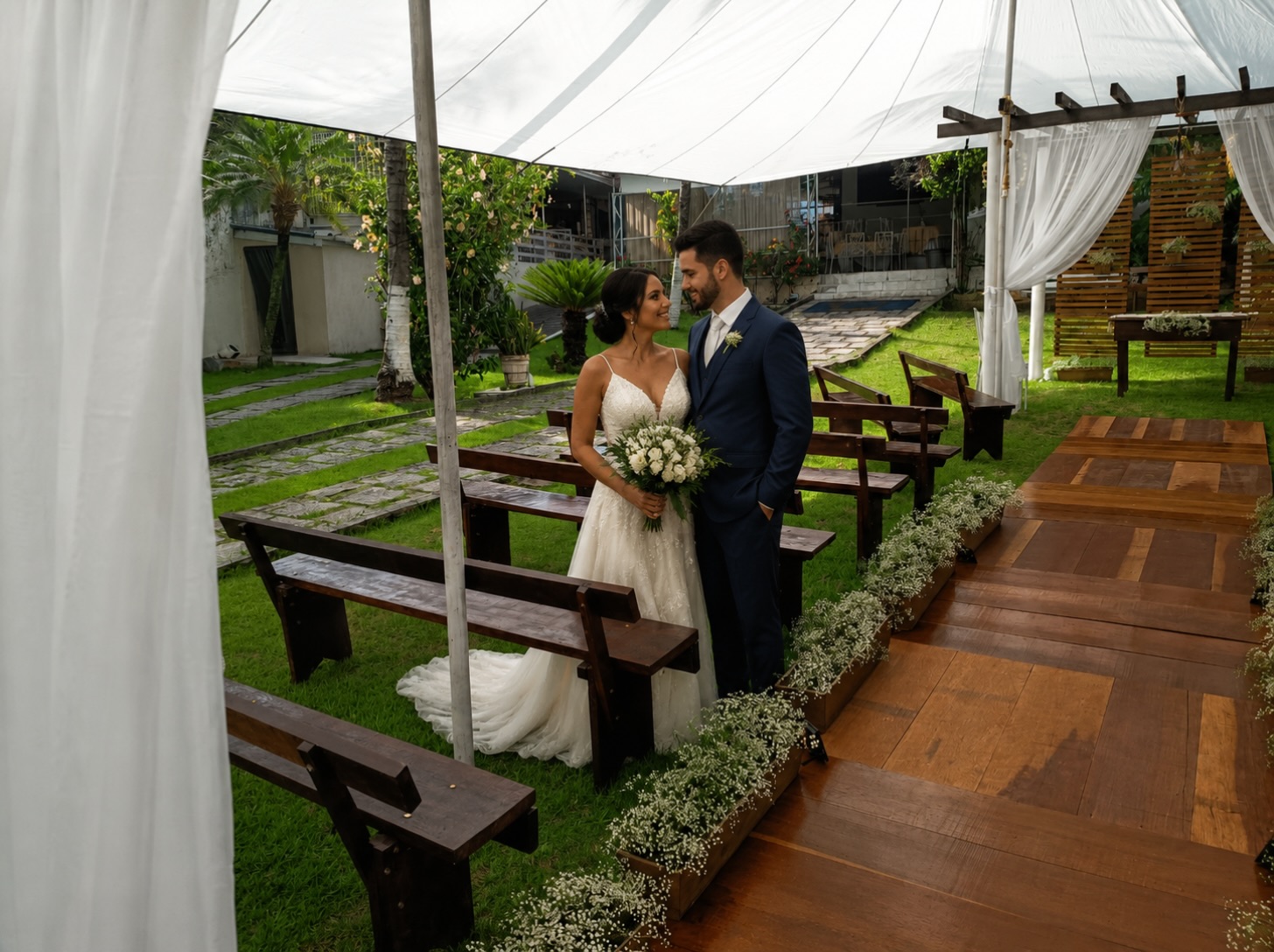 Cerimônia de casamento na Kasa Rodrigues Caldas